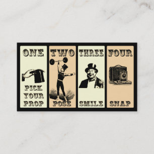 Carte De Visite Panneau Photo Prop