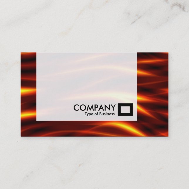 Carte De Visite Panneau - Tongues de feu (Devant)