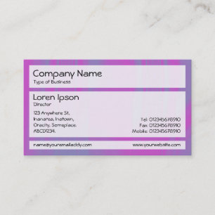Carte De Visite Panneaux 02 - Flux Magenta
