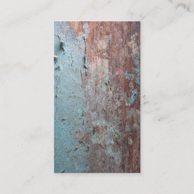 Carte De Visite Paper Blue Vintage (Devant)