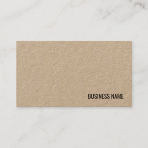 Carte De Visite Papier Kraft de qualité supérieure Moderne Élé
