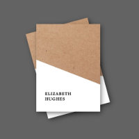 Papier Kraft imprimé moderne Livre blanc Géométriq