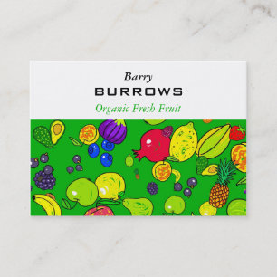 Carte De Visite Papier peint de fruit