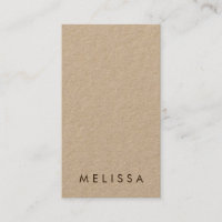 Papier vertical minimaliste moderne Kraft