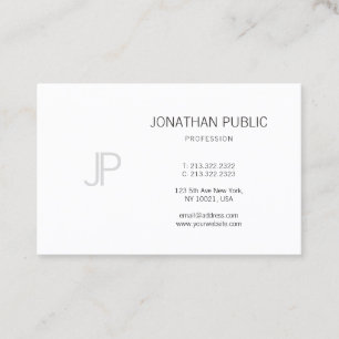 Carte De Visite Papiers à en-tête élégants de design moderne profe