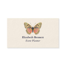 Carte de visite papillon élégant - Personnalisable