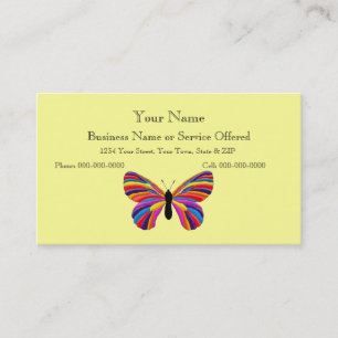 Carte De Visite Papillon impossible
