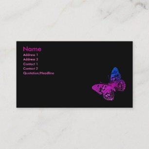 Carte De Visite Papillon minuscule