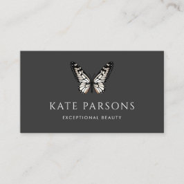Carte De Visite Papillon noir et blanc classique