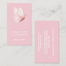 papillon rose aquarelle