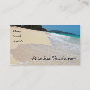 Carte De Visite Paradis