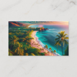 Carte De Visite Paradis tropical de l'île de Maui