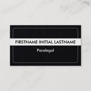 Carte de visite parajuridique tendance et élégant