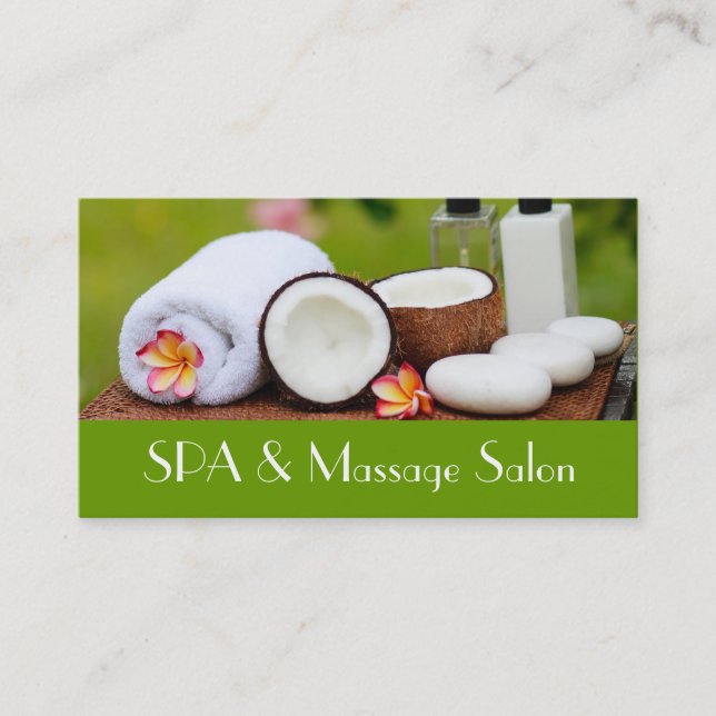 Carte De Visite Paramètre spa (Devant)