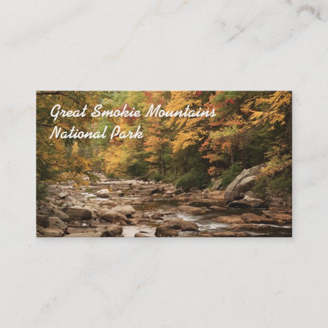 Carte De Visite Parc national des Great Smokie Mountains (Devant)