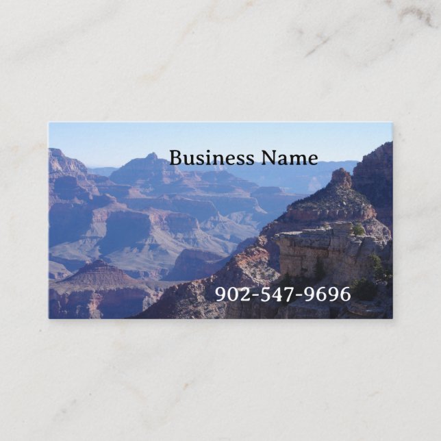 Carte De Visite Parc national du Grand Canyon, South Rim (Devant)