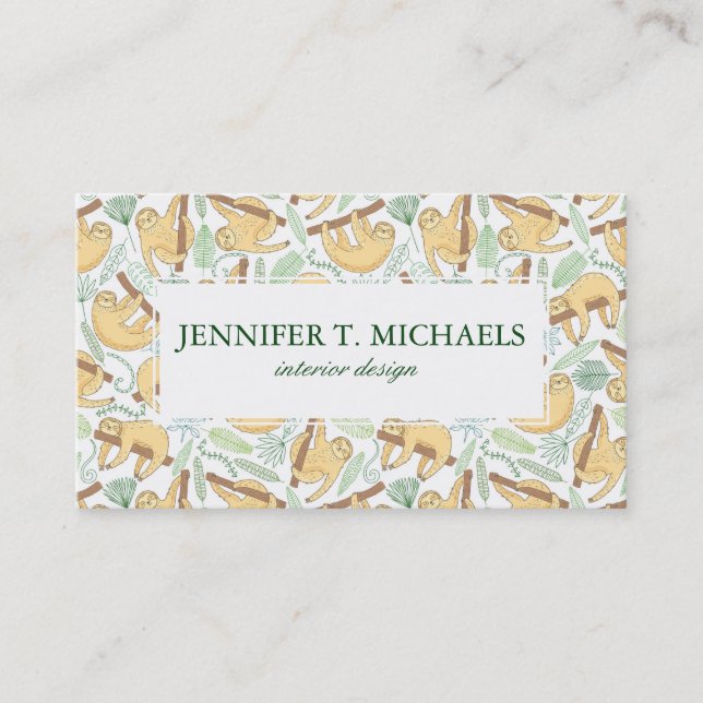 Carte De Visite Paresses accrochantes (Devant)