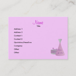 Carte De Visite Parfums de vente