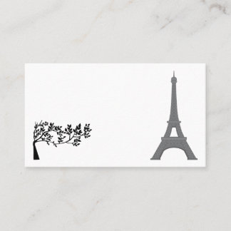Carte De Visite Paris Tour Eiffel France Vacances touristiques
