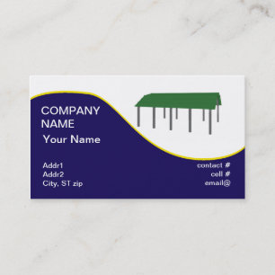 Carte De Visite parking vert