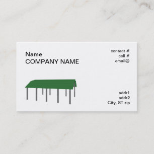 Carte De Visite parking vert