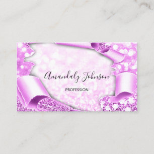 Carte De Visite Parties scintillant 3D Maquillage Planificateur d'