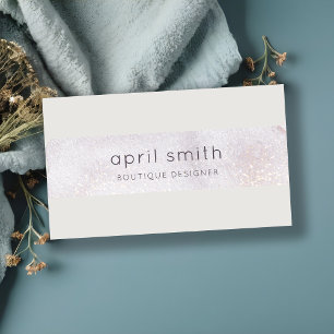 Carte De Visite Parties scintillant d'aquarelle Abstraite de bross