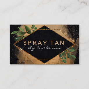 Carte De Visite Parties scintillant De Bronze De Luxe Sur Le Bronz