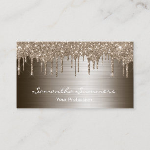 Carte De Visite Parties scintillant de Personnaliser élégante en m