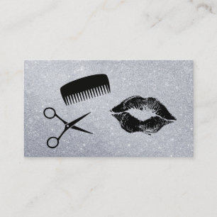 Carte De Visite Parties scintillant des chevalets de peigne Glamor