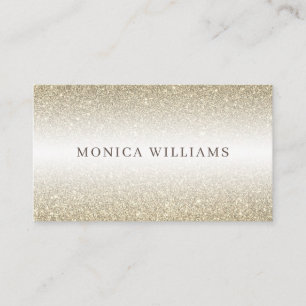 Carte De Visite Parties scintillant d'or fausse texture 