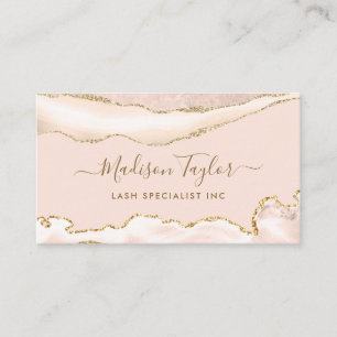 Carte De Visite Parties scintillant d'or ivoire moderne Sparkle ma