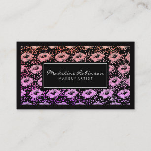 Carte De Visite Parties scintillant flamboyante embrasse des spect