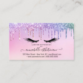 Carte De Visite Parties scintillant Holographe Eyelash Extension R