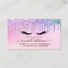 Carte De Visite Parties scintillant Holographique Eyelash Extensio