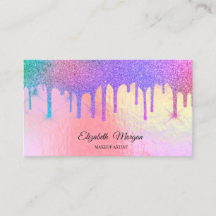 Carte De Visite Parties scintillant Holographiques tendance Profes