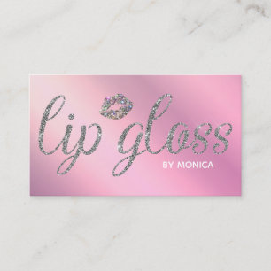 Carte De Visite Parties scintillant Lilac branchée Gloss Lip
