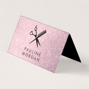 Carte De Visite Parties scintillant Lux élégante de cisaillement e