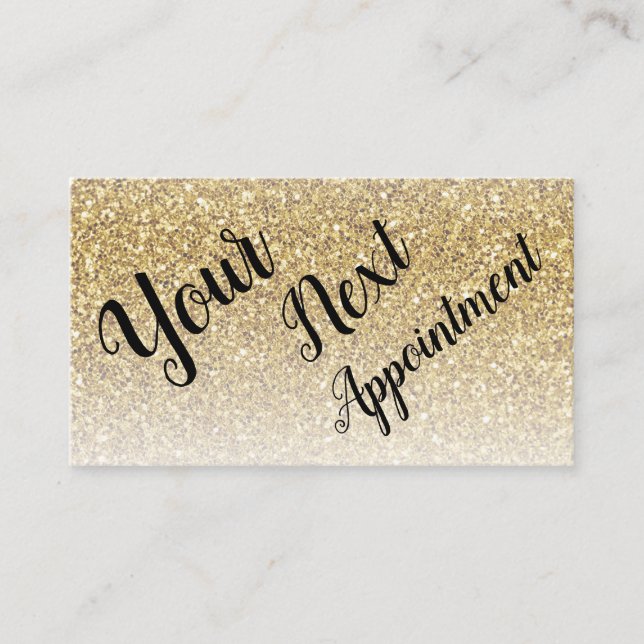 Carte De Visite Parties scintillant Maquillage Artiste Coiffeur Sa (Devant)