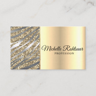 Carte De Visite Parties scintillant maquillage Artiste Salon des c