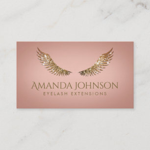 Carte De Visite Parties scintillant Mascara Eyelash Extensions Gol