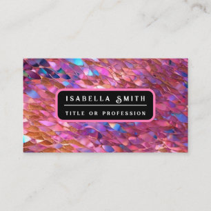 Carte De Visite Parties scintillant Populaire Opal Holographic Col