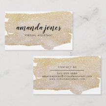 Parties scintillantes d'or