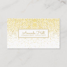 Parties scintillantes d'or