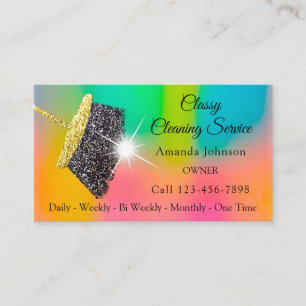 Carte De Visite Parties scintillantes roses d'or d'Ombre de