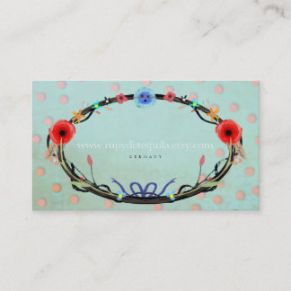 Carte De Visite parures de fleurs de mariage