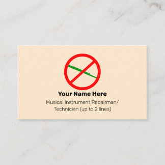 Carte De Visite Pas De Green Fls. Amande blanchie aux instruments