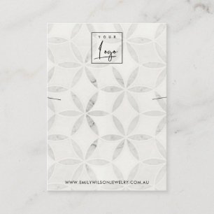 CARTE DE VISITE PASTEL DE BRACELET FLEURIER BLANC EN LACE