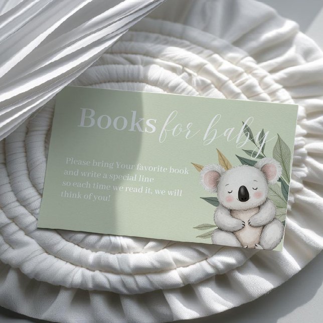 Carte De Visite Pastel Tropical Safari Animaux Livres Pour Bébé (Créateur téléchargé)