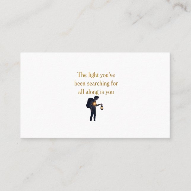 Carte De Visite Path To Mindfulness And Success Collection  (Devant)